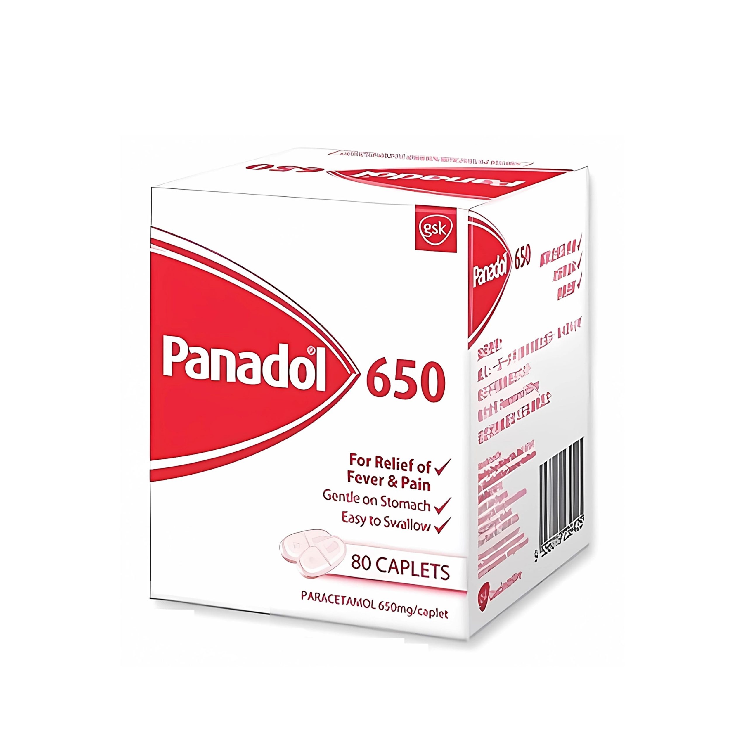 Panadol 650 80's
