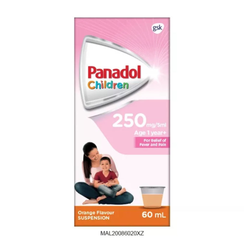 Panadol for Children 250mg/5mL