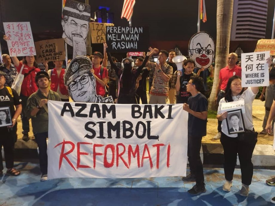 Perhimpunan Tangkap Azam Baki 24/05/2026.